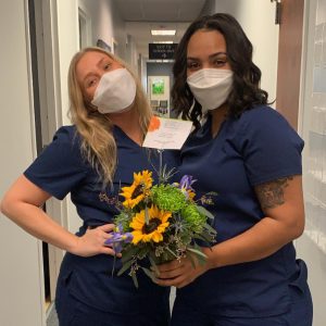 Richmond Dermatology team members wearing masks