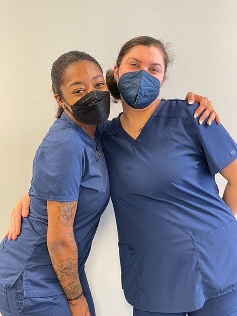 Richmond Dermatology team members wearing masks